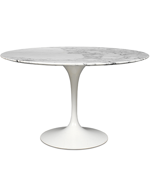 Tulip table marble D1200 (w)