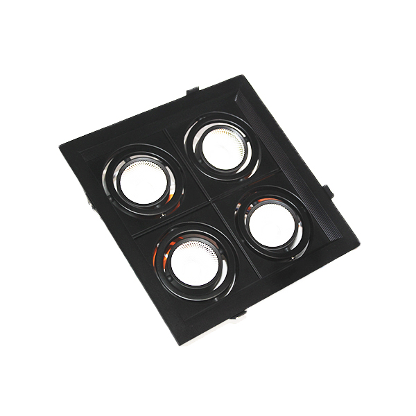 Встраиваемый потолочный светильник №53-CSS164COB-4X6W(black)