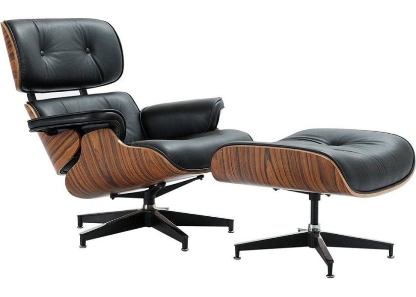 Кресло и оттоманка Eames Lounge Chair