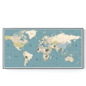 Панно World Map