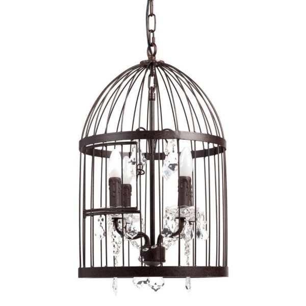 Люстра Vintage Birdcage (51*34*54) коричневая