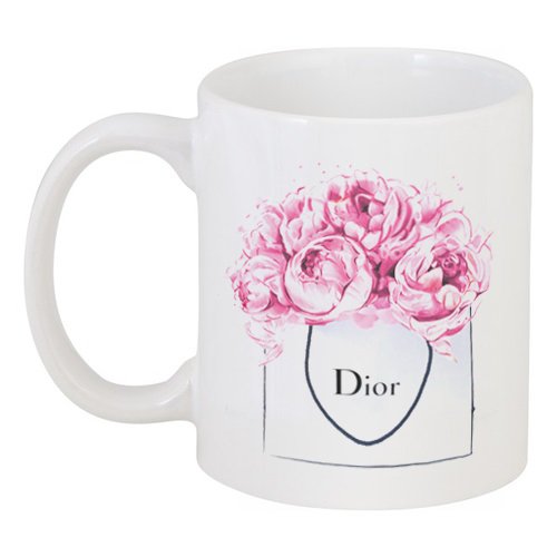 Кружка с рисунком Dior Peonies