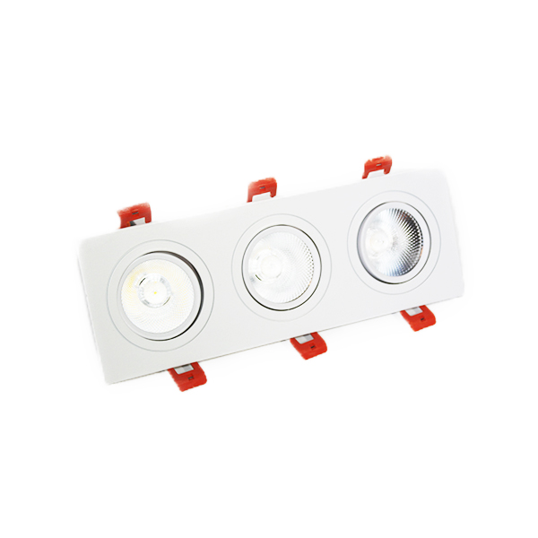 Встраиваемый потолочный светильник №32-SS253FCOB-3X7W (white)