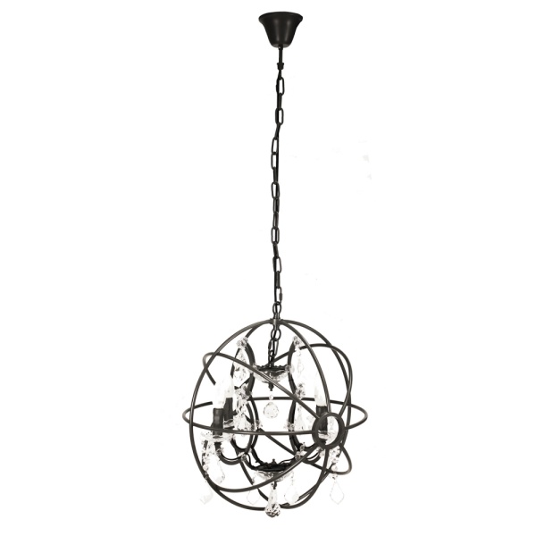 Люстра Foucault's Orb Crystal (47*47*64) коричневая