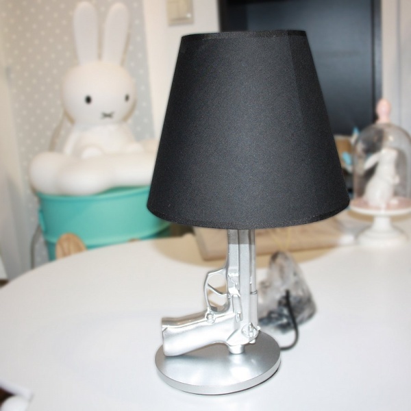 Настольная лампа Flos - Bedside Gun Silver/Black