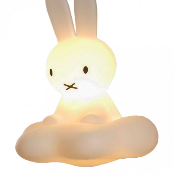 Детский подвесной светильник "Зайчик Miffy на облачке" 53 см