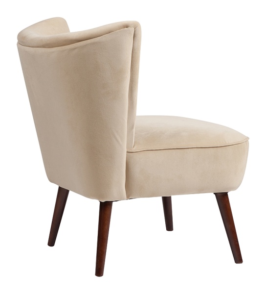 Кресло бежевое, велюр Р Vermont Chair