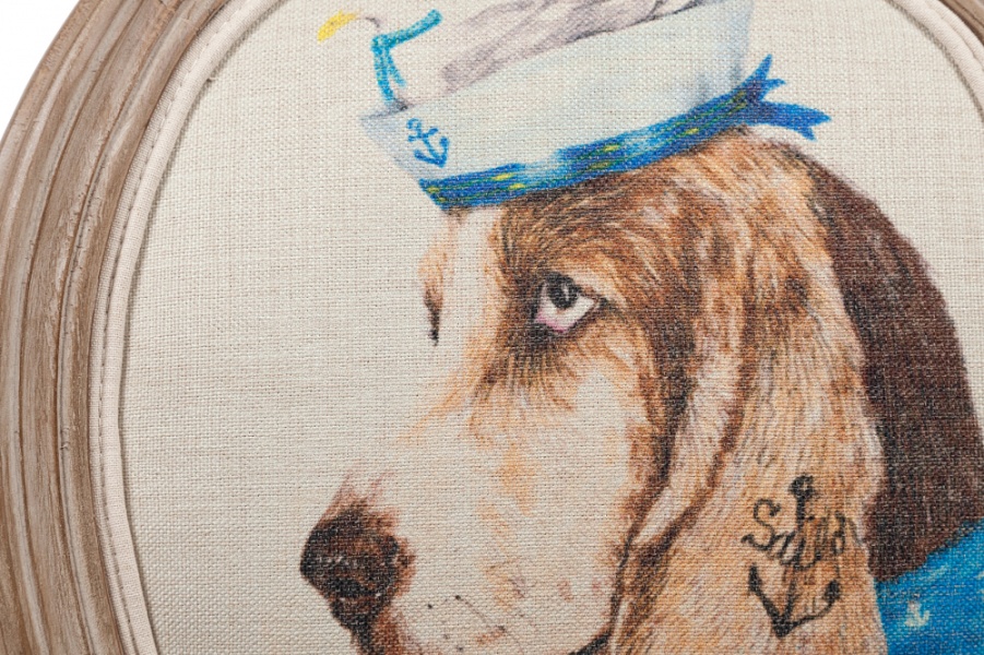 Барный стул с медальонной спинкой Sailor Dog