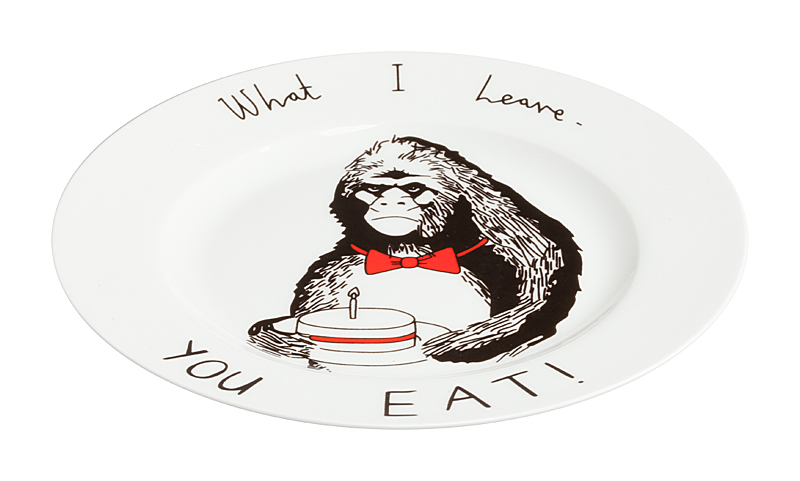 Тарелка What I Leave - You Eat
