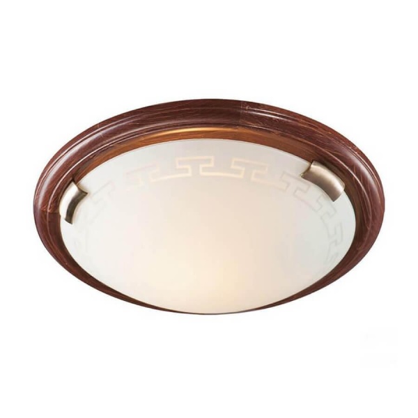 Потолочный светильник Sonex Gl-wood Greca wood 360