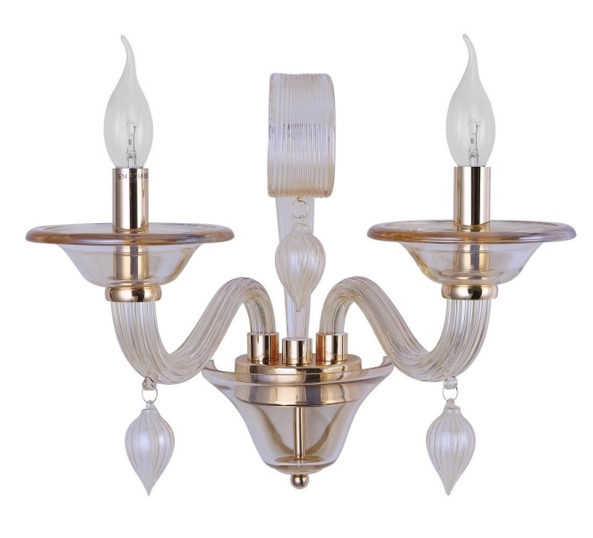 Бра Crystal Lux CAETANO AP2 AMBER 1292/402