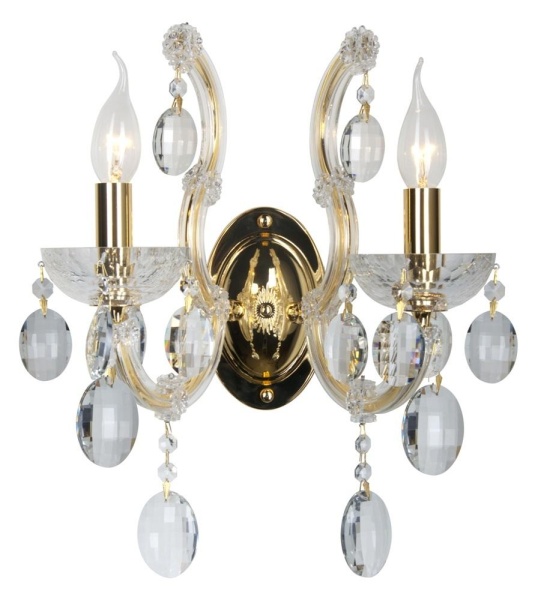 Бра Crystal Lux HOLLYWOOD AP2 GOLD Crystal Lux 2011/402