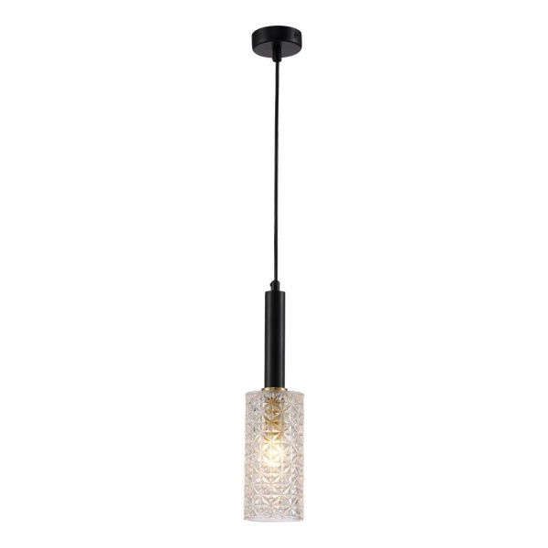 Светильник подвесной Crystal Lux JILIO SP1 BLACK Crystal Lux 0750/201