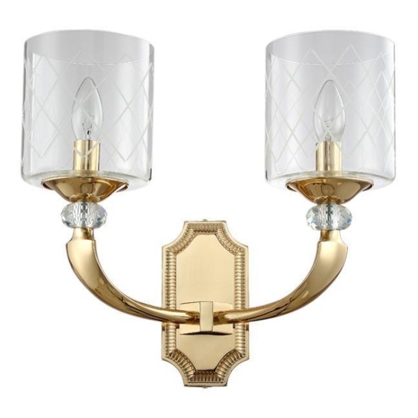Бра Crystal Lux GRACIA AP2 GOLD Crystal Lux 0700/402