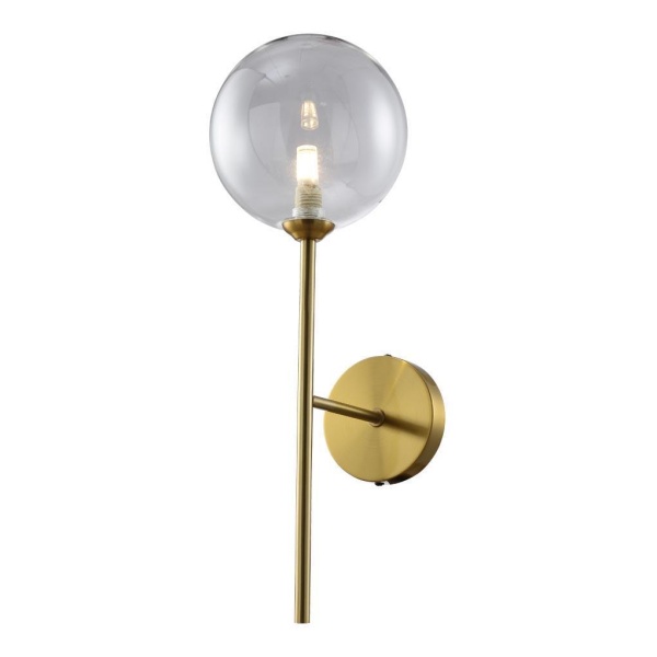 Бра Crystal Lux MARZO AP1 BRONZE/TRANSPARENTE Crystal Lux 0920/401