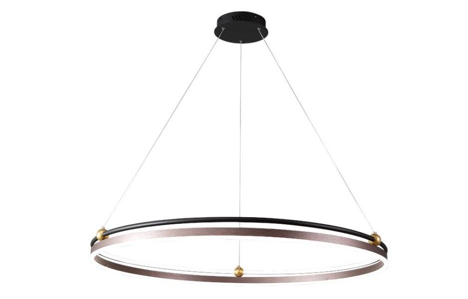 Люстра Crystal Lux FERNANDO SP88W LED D1000 COFFEE/BLACK Crystal Lux 0620/301