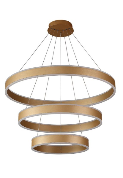 Люстра Crystal Lux MUCHOS SP158W LED D400+600+800 GOLD Crystal Lux 0980/303