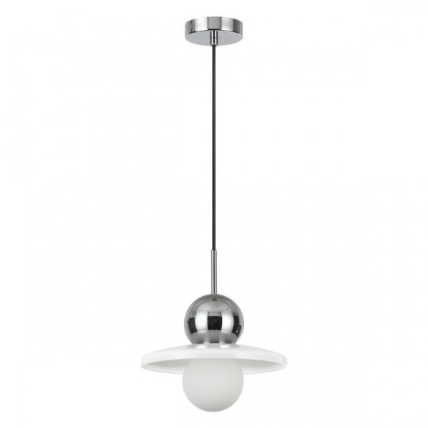 5014/1A MODERN ODL23 295 хром/белый/белый матовый металл/стекло Подвес G9 LED 5W HATTY