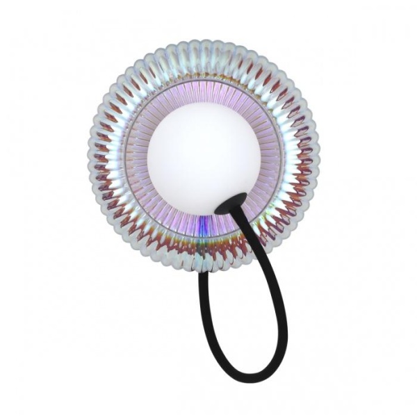5013/1WB MODERN ODL23 511 черный/разноцветный/белый матовый металл/стекло Бра G9 LED 7W BUNY