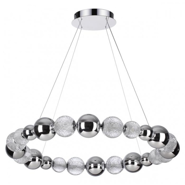 5007/45L L-VISION ODL23 421 хром/прозрачный/металл/акрил Люстра LED 45W 4000K 2300Лм CRYSTAL