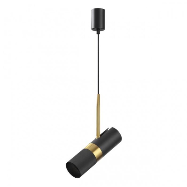4356/1 HIGHTECH ODL23 231 черный/золотистый/металл Подвесной св-к IP20 LED GU10 10W BULLET