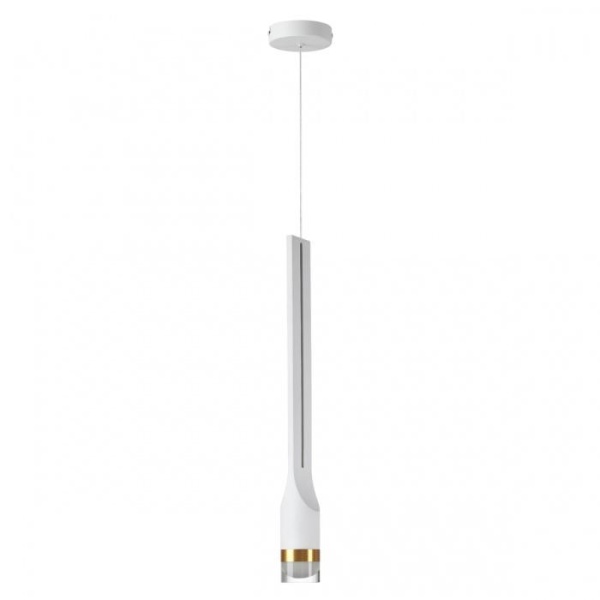 4384/5L HIGHTECH ODL23 230 белый/металл/акрил Подвесной св-к IP20 LED 5W 350Лм 3000K NILO