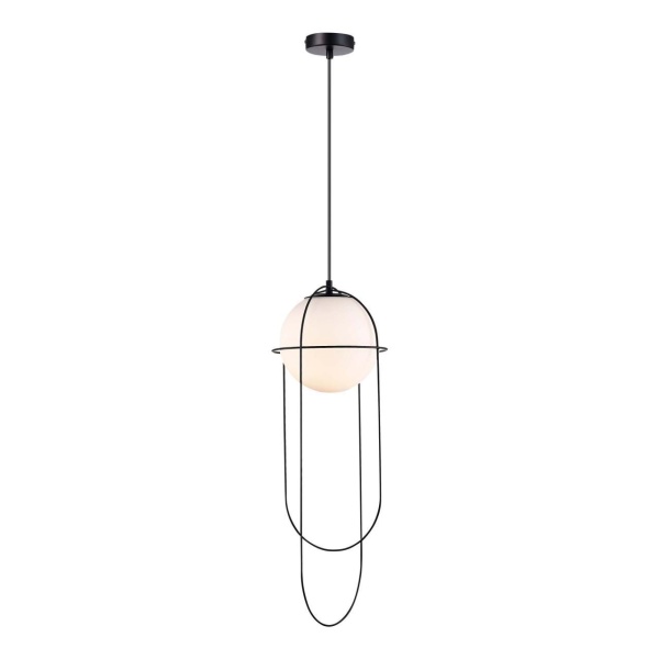 SL1189.403.01 Подвес ST-Luce Черный/Опал E27 1*60W