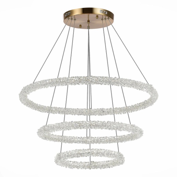 SL6110.203.03 Люстра подвесная ST-Luce Золотистый/Золотистый LED 3*35W 3000 - 6500K