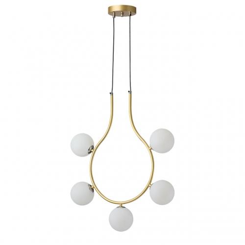 5621/5 MODERNI LN23 064 матовое золото Подвесной светильник G9 5*7W LED 220V COLLAR
