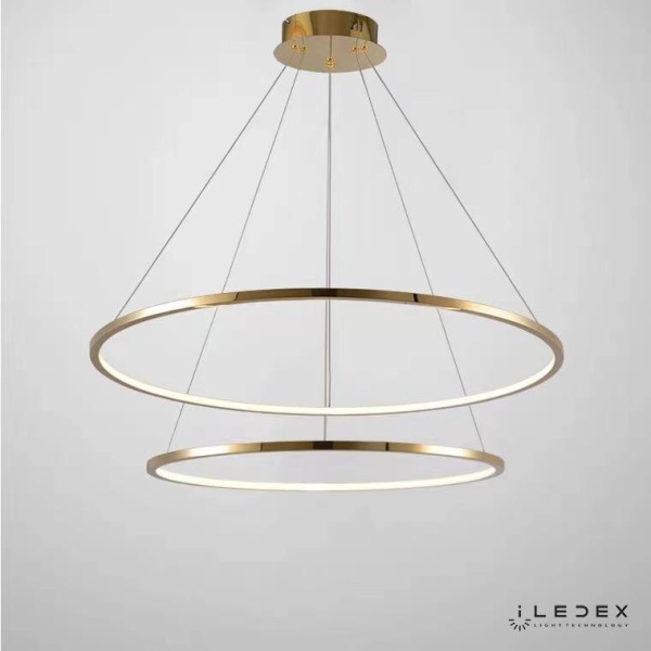 Подвесная люстра iLedex AXIS ASS iLedex 10112P/2-39W-3000K (6/4) BR