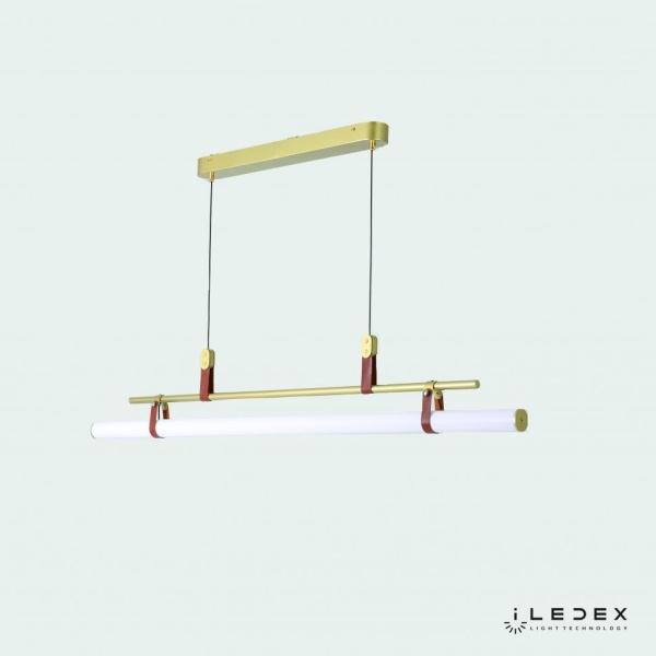 Подвесной светильник iLedex ZOOM 9498P-46W-3000K GOLD&BROWN&WHITE iLedex 9498P-46W-3000K GL-BR-WH