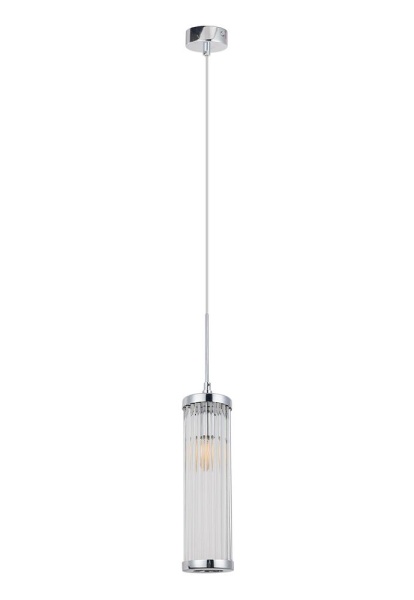 Светильник подвесной Crystal Lux TADEO SP1 D100 CHROME/TRANSPARENTE Crystal Lux 3030/201