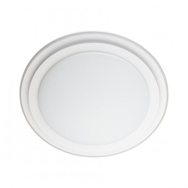 7617/DL PALE SN 040 Светильник пластик/белый LED 48Вт c ДУ 3000-6000К D410 IP43 пульт ДУ SETTA