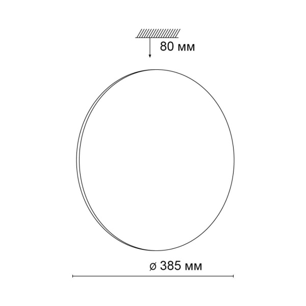 3043/DL TAN SN 025 Светильник пластик/белый/золотистый LED 48Вт 3000-6500К D385 IP43 пульт ДУ/ LampSmart LASSA