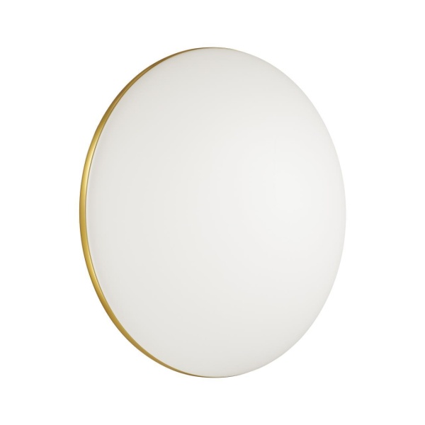 3043/AL TAN SN 025 Светильник пластик/белый/золотистый LED 18Вт 4000К D280 IP43 LASSA