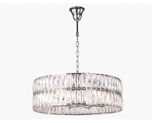 NEWPORT 10120 10125+3/C new , Люстра, Chrome Clear crystal D63*H20/120 cm E14 8*60W