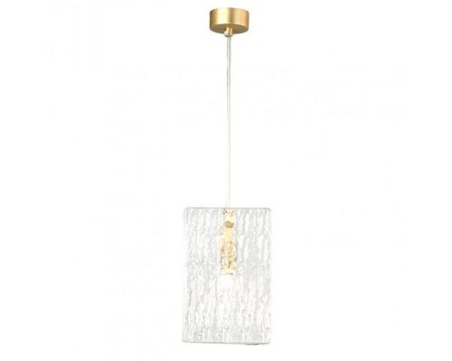 NEWPORT 10820 10823/S , Подвесной светильник, Matt brass Clear crystal L12,5*H20/250 cm G9 1*40W