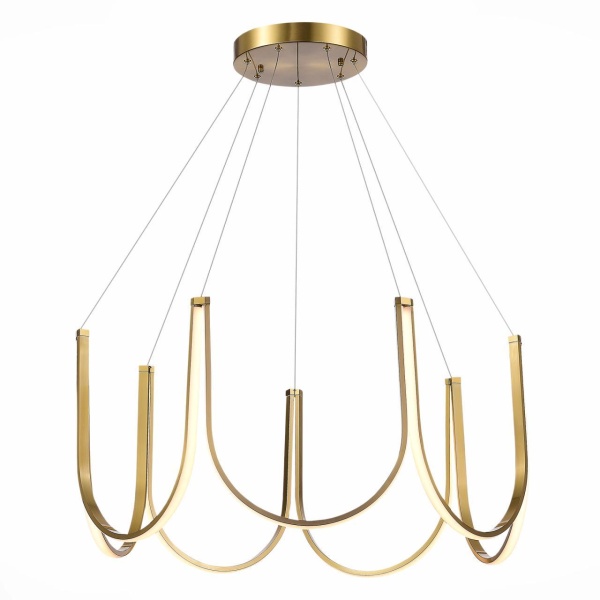 SL6202.203.01 Светильник подвесной ST-Luce Золотистый LED 1*90W 3000K