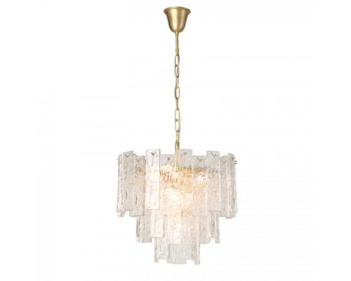NEWPORT 10820 10829/C brass , Люстра , Brass Clear crystal