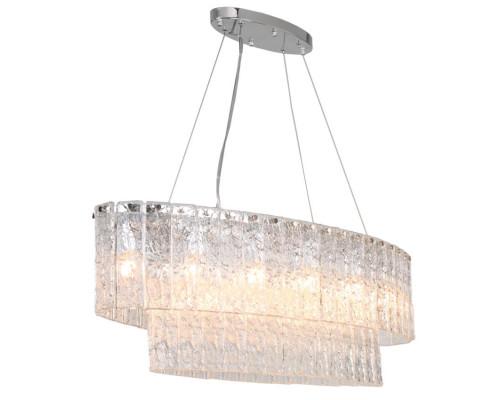 NEWPORT 10820 10829+7/S , Подвесной светильник, Nickel Clear crystal