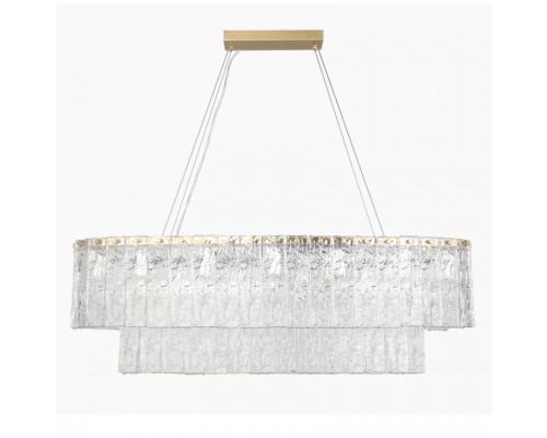 NEWPORT 10820 10829+7/S brass , Подвесной светильник , Brass Clear crystal
