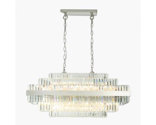 NEWPORT 31100 31136/S nickel , Подвесной светильник, Nickel Clear crystal