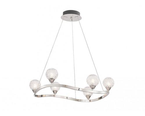NEWPORT 3800 3806/S nickel , Подвесной светильник, Nickel Shade Clear glass