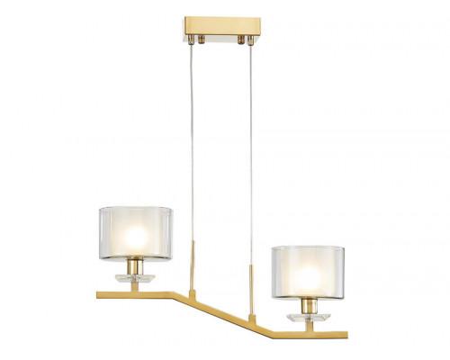 NEWPORT 4400 4402/S gold , Подвесной светильник, Gold Clear crystal Clear glass