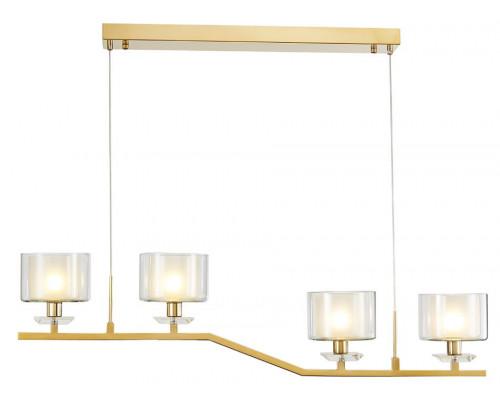 NEWPORT 4400 4404/S gold , Подвесной светильник, Gold Clear crystal Clear glass
