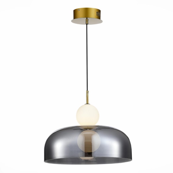 SL6112.203.07 Подвес ST-Luce Золотистый/Молочно-белый,Прозрачно-Дымчатый LED *7W