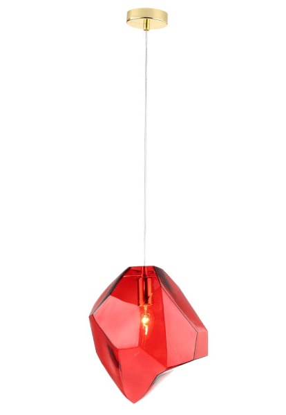 Светильник подвесной Crystal Lux NUESTRO SP1 GOLD/RED Crystal Lux 3424/201
