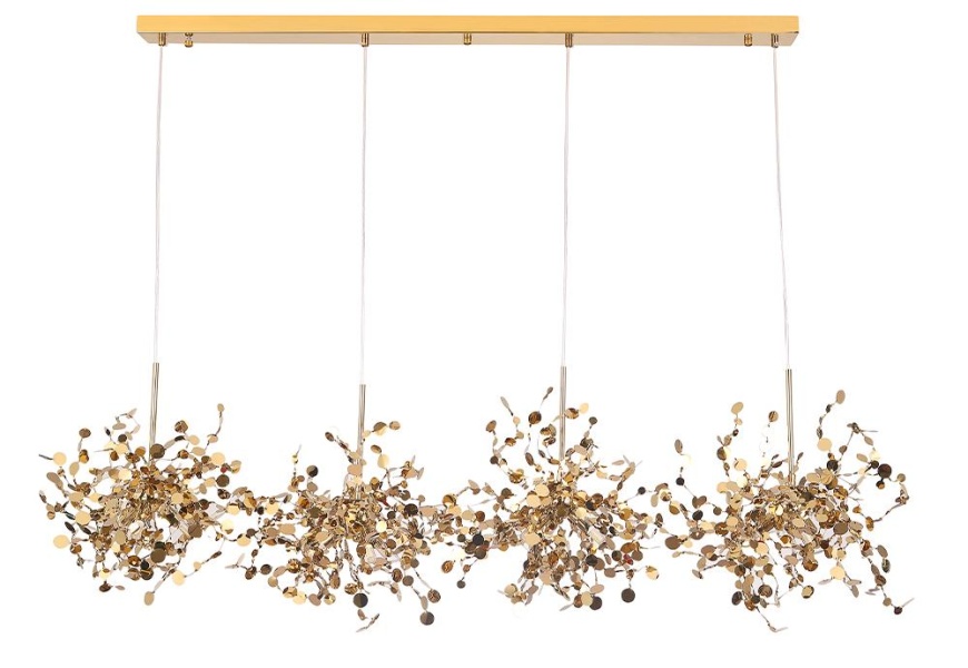 Подвесной светильник  Crystal Lux GARDEN SP3х4 L1600 GOLD Crystal Lux 1860/212
