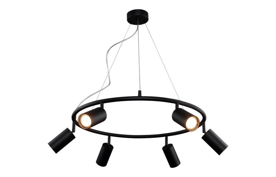 Светильник подвесной Crystal Lux CLT 015C6 D600 BL Crystal Lux 1400/249