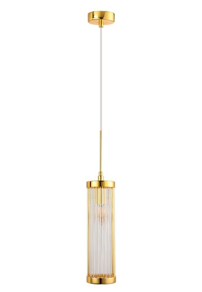 Светильник Crystal Lux TADEO SP1 D100 GOLD/TRANSPARENTE Crystal Lux 3031/201